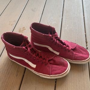 Vans mens sk8-hi maroon